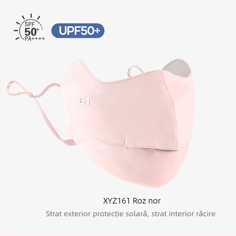 Mască de protecție solară pentru femei, colțul ochilor, respirabilă, de vară, anti-ultraviolete, gradient de mătase de gheață, stereo, mască de soare UPF50