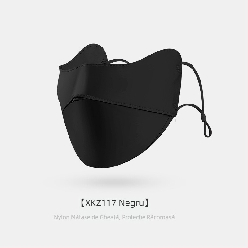 Mască de protecție solară pentru femei, colțul ochilor, respirabilă, de vară, anti-ultraviolete, gradient de mătase de gheață, stereo, mască de soare UPF50