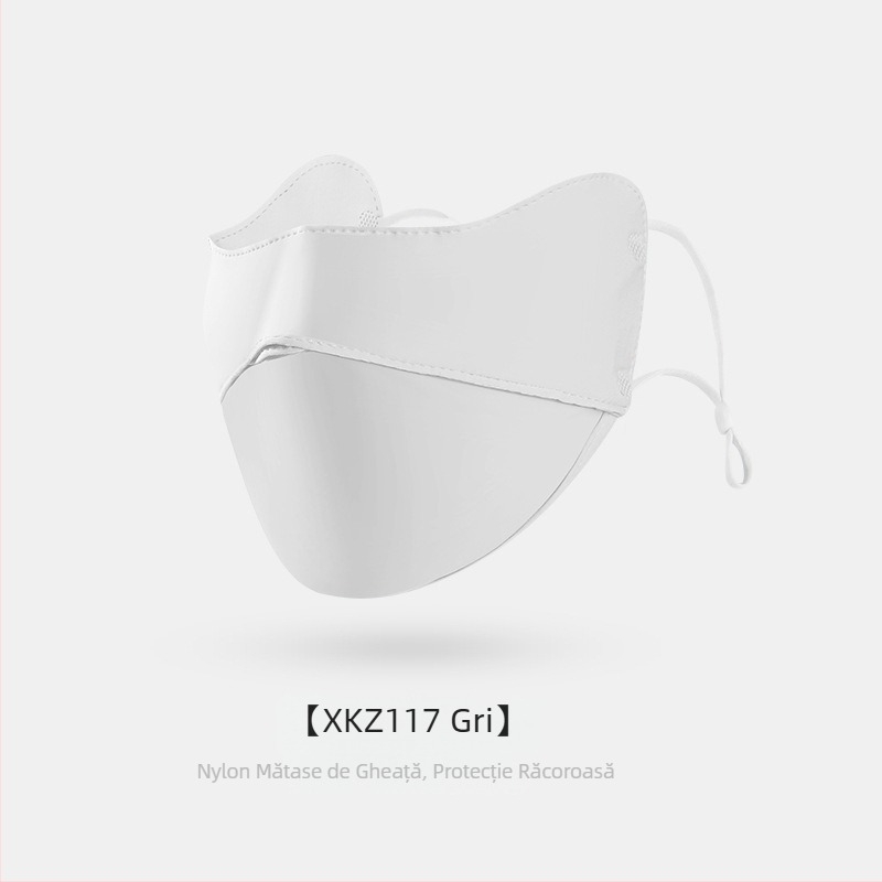 Mască de protecție solară pentru femei, colțul ochilor, respirabilă, de vară, anti-ultraviolete, gradient de mătase de gheață, stereo, mască de soare UPF50