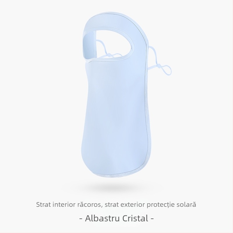 Mască de protecție solară pentru femei, colțul ochilor, respirabilă, de vară, anti-ultraviolete, gradient de mătase de gheață, stereo, mască de soare UPF50