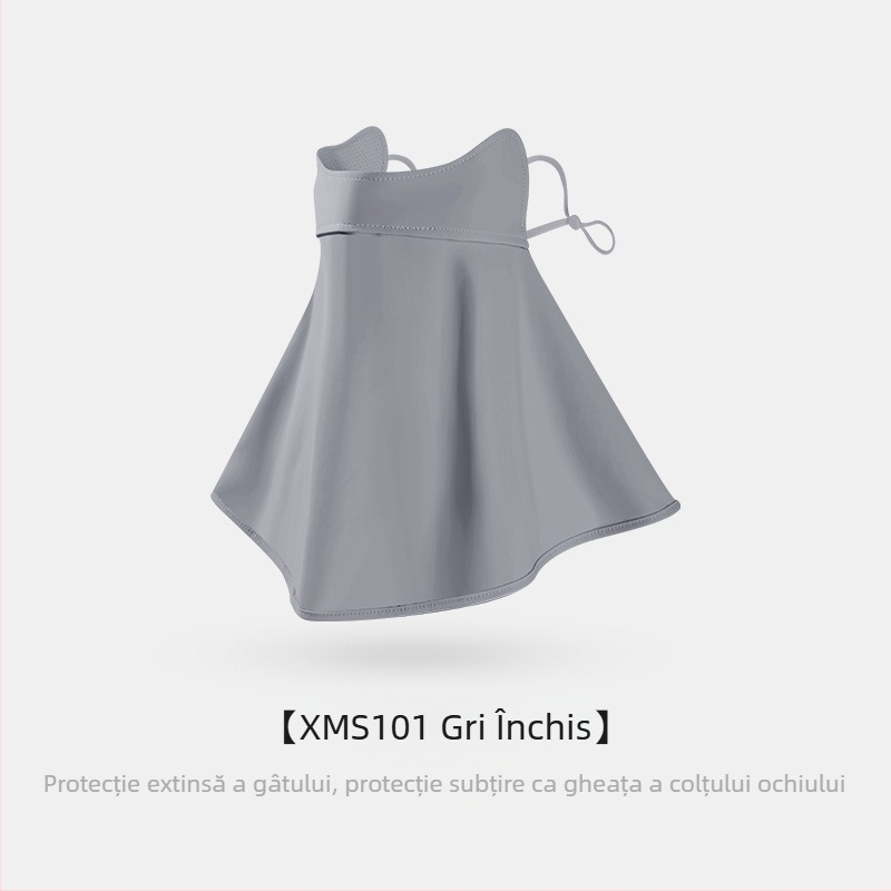 Mască de protecție solară pentru femei, colțul ochilor, respirabilă, de vară, anti-ultraviolete, gradient de mătase de gheață, stereo, mască de soare UPF50