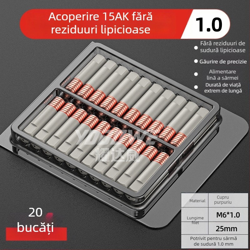 Duză de protecție 1K, accesorii pentru pistol de sudură cu protecție gazoasă europeană, duză de protecție airless, duză 200A, mașină de sudură ceramică cu două ecrane, duză de porțelan