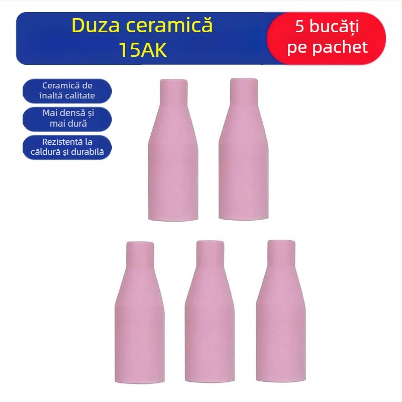 Duză de protecție 1K, accesorii pentru pistol de sudură cu protecție gazoasă europeană, duză de protecție airless, duză 200A, mașină de sudură ceramică cu două ecrane, duză de porțelan
