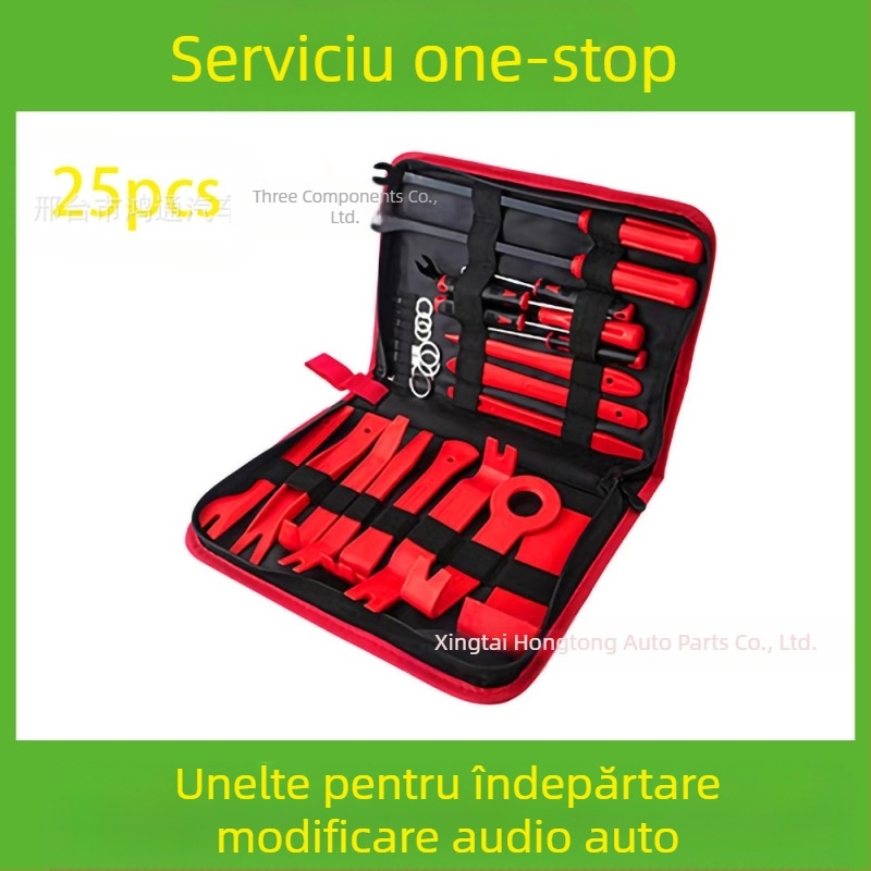 Setul de scule pentru îndepărtarea pieselor din plastic auto este potrivit pentru bara de protecție audio, bord, catarame interioare etc. Producător specializat în
