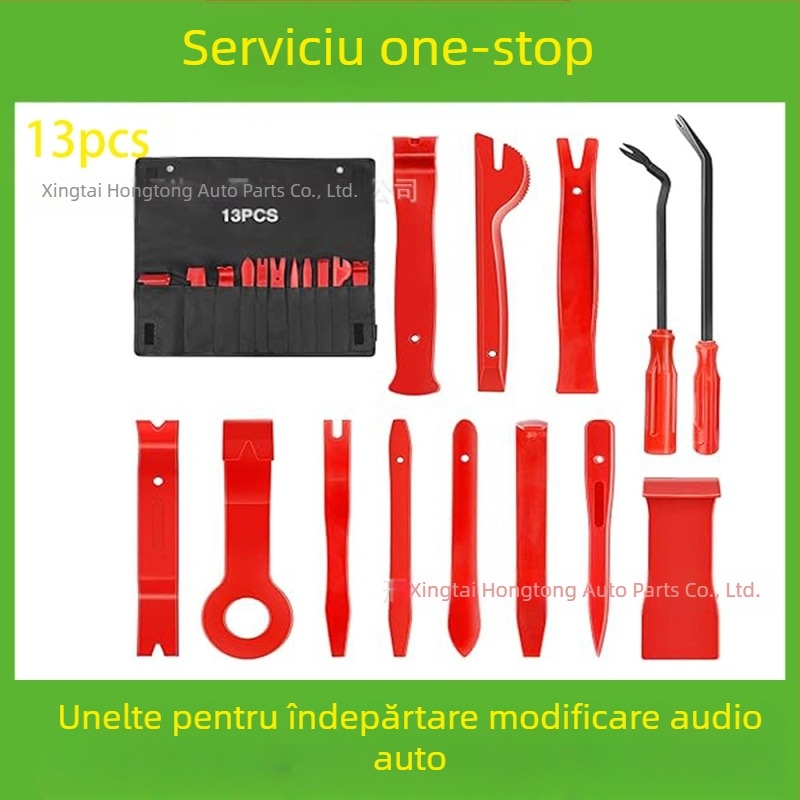 Setul de scule pentru îndepărtarea pieselor din plastic auto este potrivit pentru bara de protecție audio, bord, catarame interioare etc. Producător specializat în