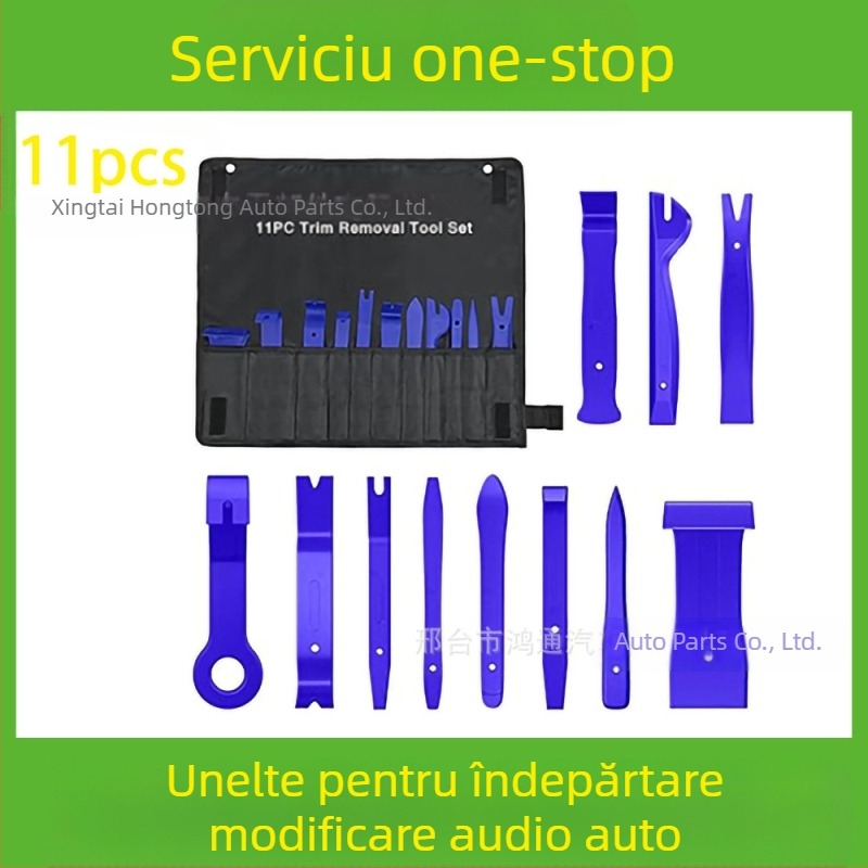 Setul de scule pentru îndepărtarea pieselor din plastic auto este potrivit pentru bara de protecție audio, bord, catarame interioare etc. Producător specializat în