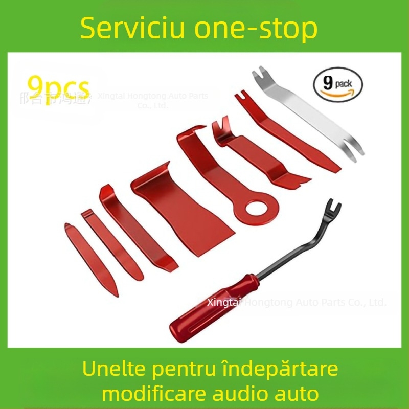 Setul de scule pentru îndepărtarea pieselor din plastic auto este potrivit pentru bara de protecție audio, bord, catarame interioare etc. Producător specializat în