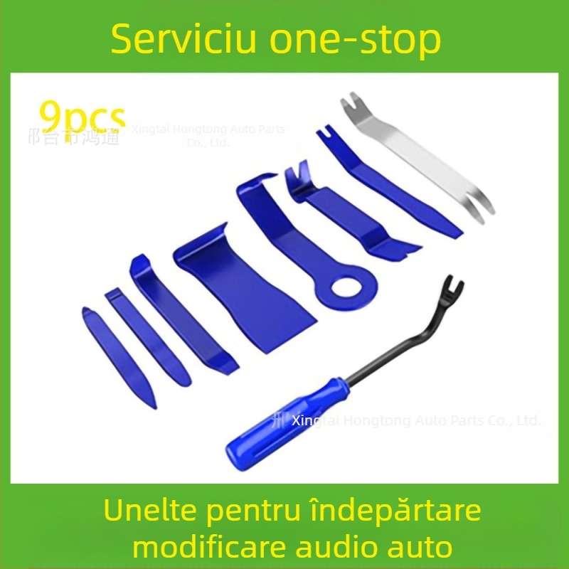 Setul de scule pentru îndepărtarea pieselor din plastic auto este potrivit pentru bara de protecție audio, bord, catarame interioare etc. Producător specializat în