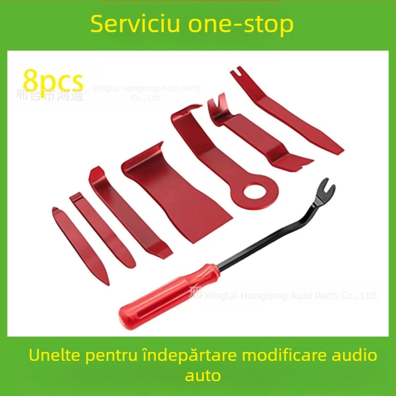 Setul de scule pentru îndepărtarea pieselor din plastic auto este potrivit pentru bara de protecție audio, bord, catarame interioare etc. Producător specializat în