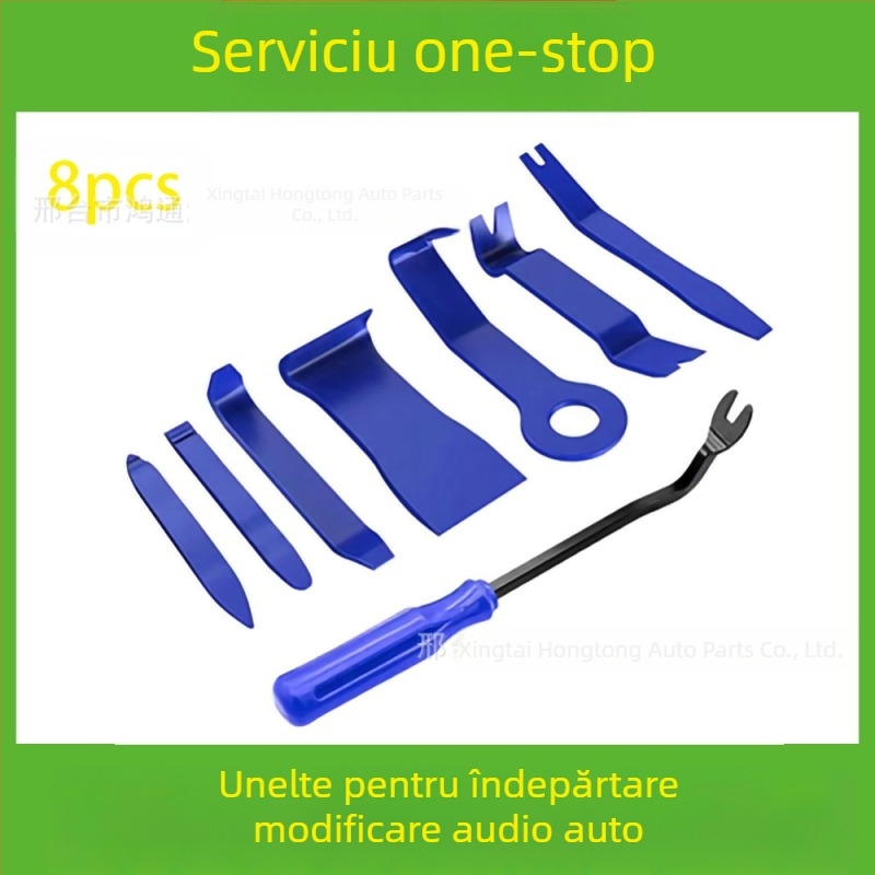 Setul de scule pentru îndepărtarea pieselor din plastic auto este potrivit pentru bara de protecție audio, bord, catarame interioare etc. Producător specializat în