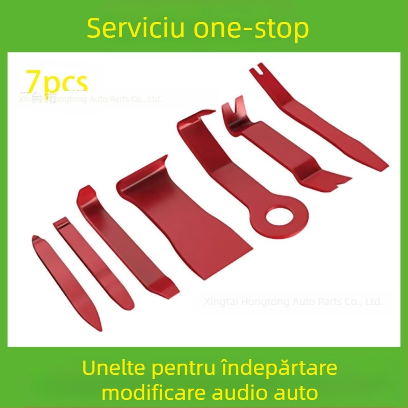 Setul de scule pentru îndepărtarea pieselor din plastic auto este potrivit pentru bara de protecție audio, bord, catarame interioare etc. Producător specializat în