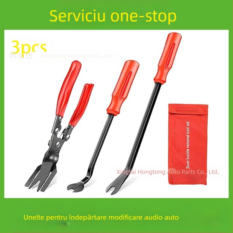 Setul de scule pentru îndepărtarea pieselor din plastic auto este potrivit pentru bara de protecție audio, bord, catarame interioare etc. Producător specializat în