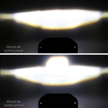 Azure LED lampă de ceață pentru off-road — Angel Eye, pătrată, Z0132, 40W, 10-100V, 122x92 mm, 6500K, 30.000 h