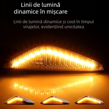 Lumina LED pentru semnalizare laterală BMW E70/E71 X3/X6 — 12V, 6000K, 3W, model PZ068-2LY