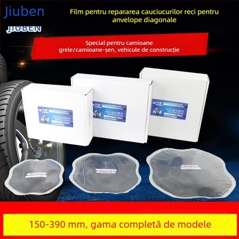 Nine Books Film de reparare a anvelopelor din cauciuc – set de nouă bucăți pentru reparații la rece, destinat autobuzelor și camioanelor