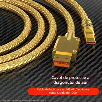 Cablu de date 3-în-1 cu Lightning, Micro USB și Type-C – cablu PVC pentru încărcare rapidă, cu un singur capăt