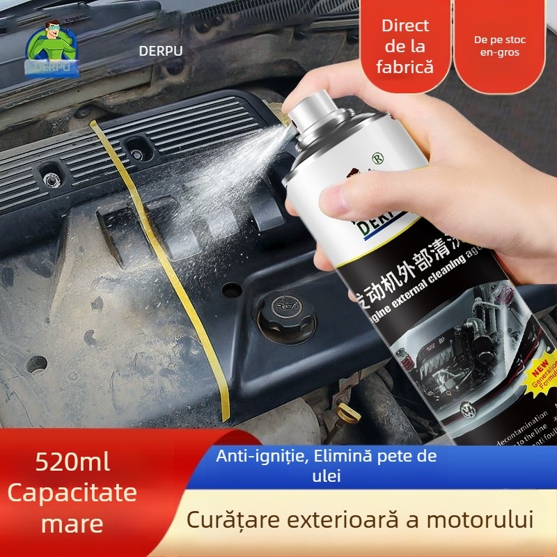 Servant Curățător pentru exteriorul motorului — bazat pe tinplate, îndepărtează petele grele de ulei, Model: Depu Engine Exterior Cleaner