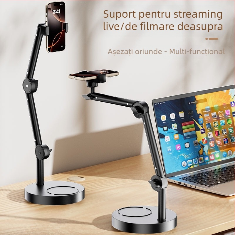 Suport de birou pentru telefoane și tablete – aliaj, stil universal, personalizare disponibilă
