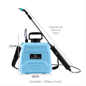 Pistol de pulverizare electric cu mâner drept – Deluxe versiune, durată lungă a bateriei, pulverizare cu dezinfectare la presiune înaltă, pentru uz casnic