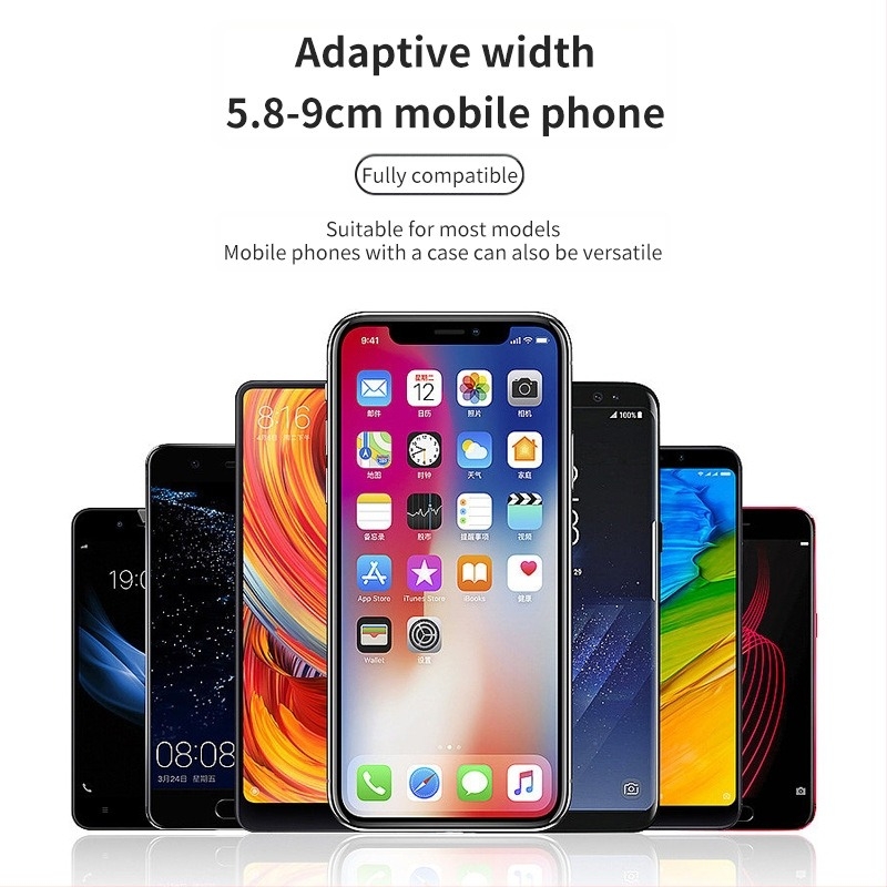 Suport pentru telefon pentru gură de ventilație auto, cu ventuză, suport de navigație multifuncțional pentru bord și parbriz, montaj universal, rotativ