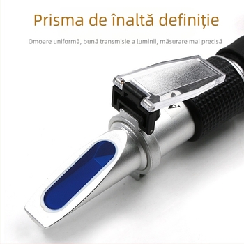 Refraktometru de miere portabil – concentrație 58–90%, Prosperity, pentru producția de zahăr, alimente, băuturi, fabricarea berii, spitale, cercetări farmaceutice și agricole
