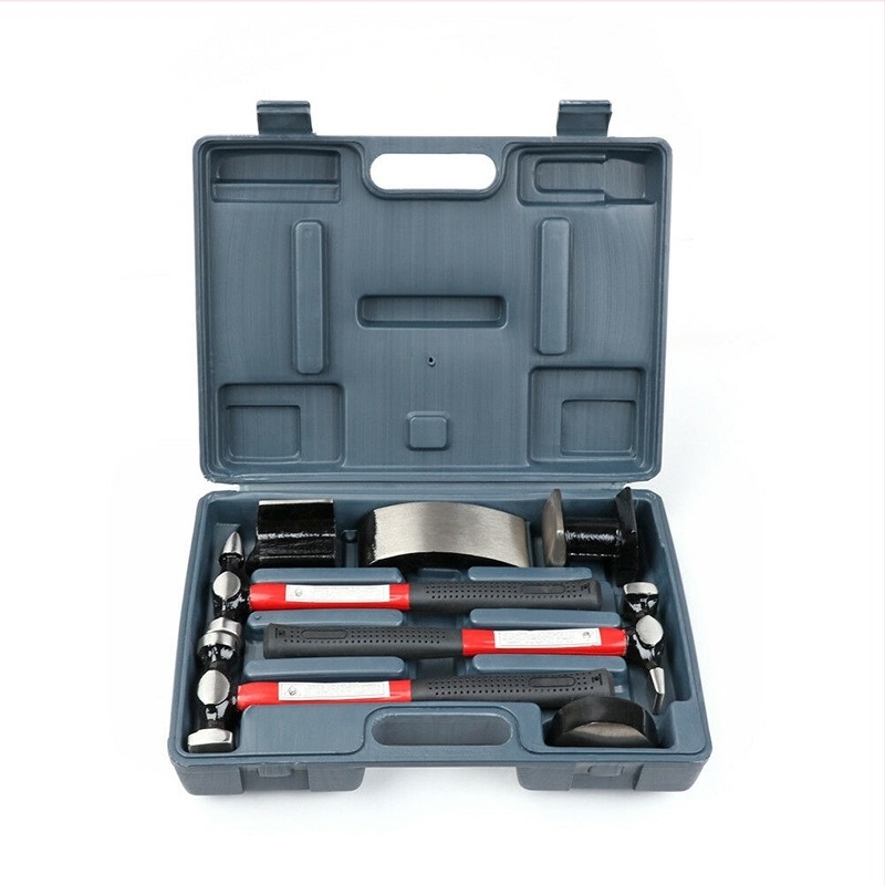 Set de unelte pentru reparații din tablă auto – ciocan pentru tablă cu cap plat și unealtă pentru laminare, model 65667, brand: Other, multifuncțional
