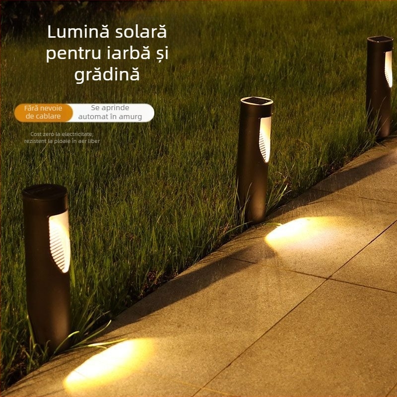 Lumină solară de exterior pentru grădină, SMD, Model YN-P16, 1,2W, 2V, 6–12h iluminare