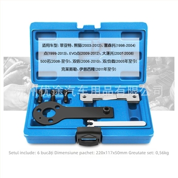 Unealtă de blocare a curelei de distribuție a motorului, a arborelui cu came și a arborelui cotit, din oțel aliat, pentru reparații de mașini