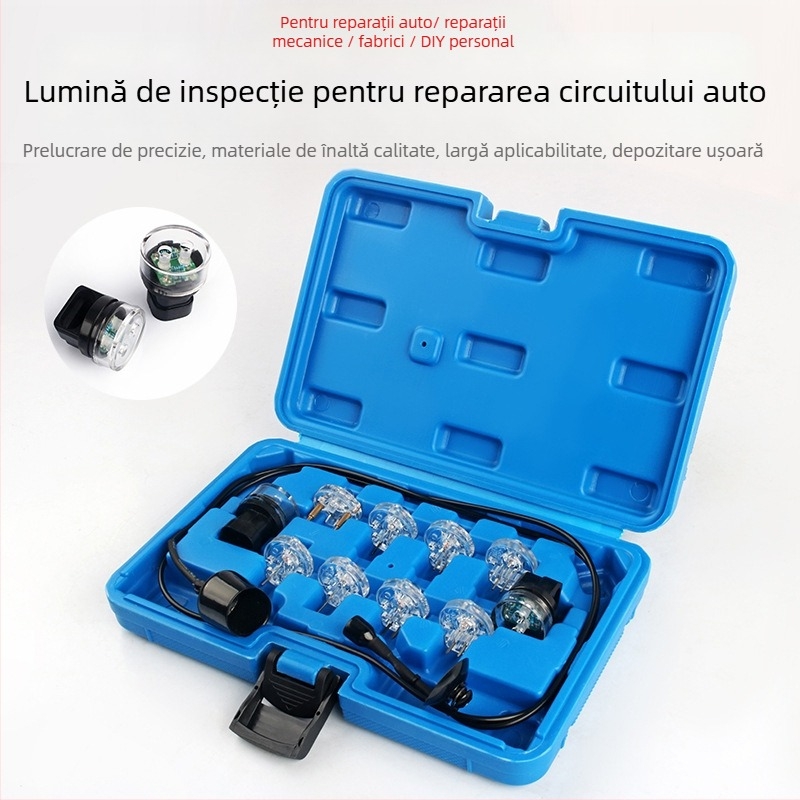 Lampa EFI pentru injectorul de combustibil — set de testare a duzelor de combustibil, unealtă pentru reparații auto; Brand Musen Tang; Origine Zhejiang; Greutate 0.43 kg