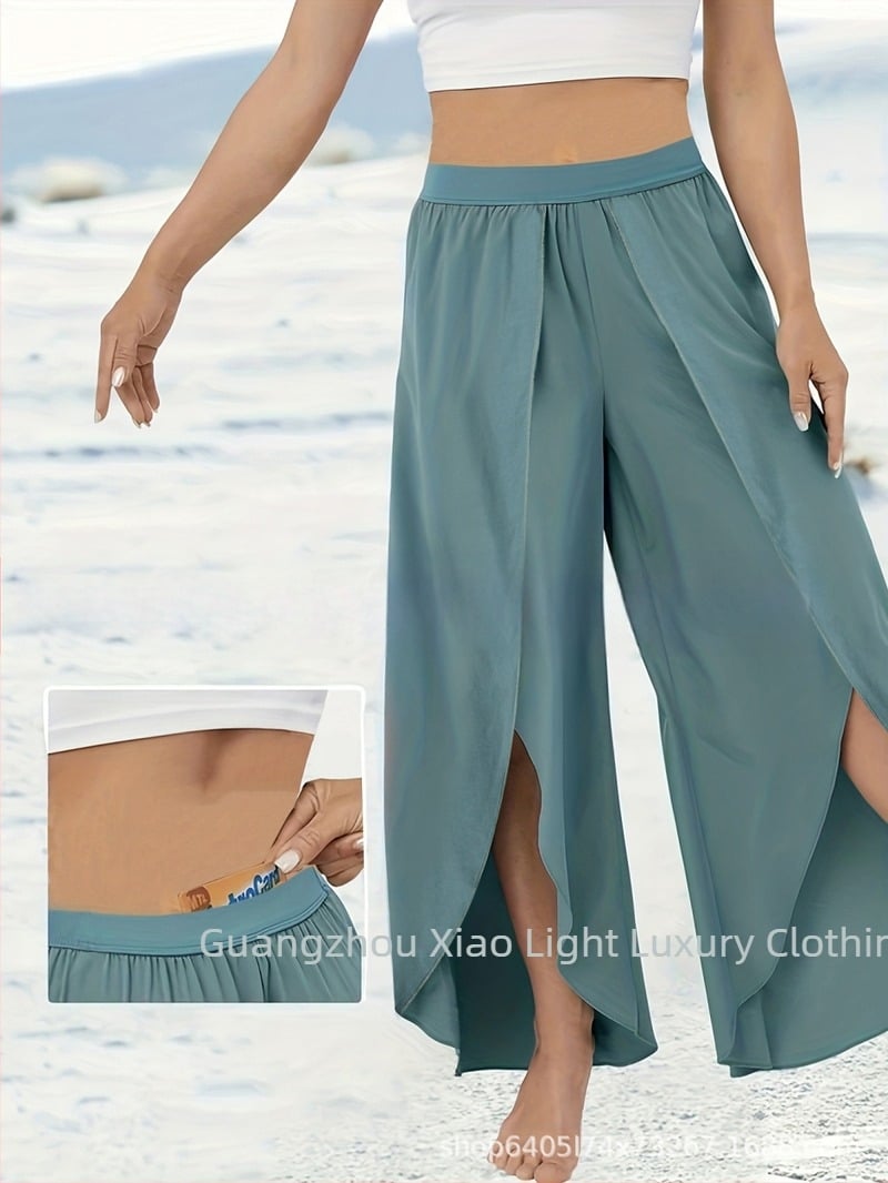 Pantaloni casual femei, drepti, poliester, peste 95% poliester, toamnă 2024, stil japonez-coreean de leisure