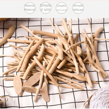 Ornamente suspendate din Beech Wood – decor interior în stil pastoral