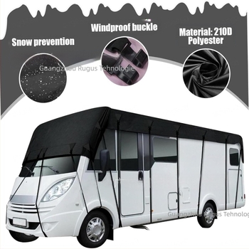 Acoperiș pentru Travel Trailer și RV – Poliester de mătase, potrivire universală, personalizabil, protecție UV, praf, zăpadă și frunze