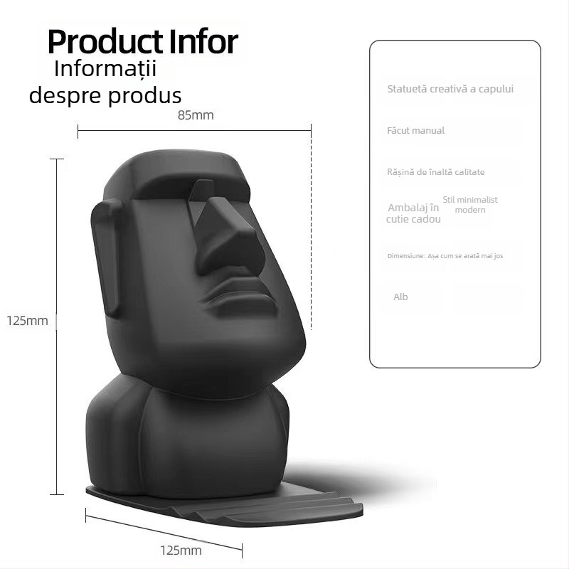 Suport de birou multifuncțional pentru telefon, cu pușculiță și suport pentru ochelari, decor pentru cămin, din plastic, design universal, personalizare disponibilă