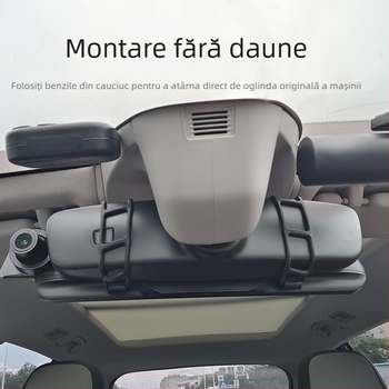 Oglindă retrovizoare wireless cu CarPlay, ecran tactil și DVR, model B5319R, Allwinner Melis OS, 720p, 1.0 MP