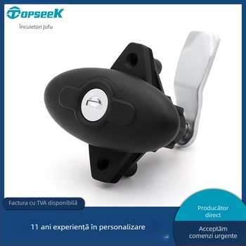 Încuietoare pentru cabină RV, model G04, corp PP, 0.06 kg, JUFU, pentru uși de cabină ale rulotelor și camping-car