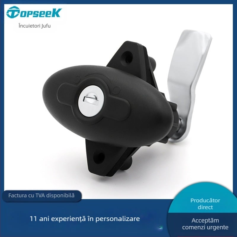 Încuietoare pentru cabină RV, model G04, corp PP, 0.06 kg, JUFU, pentru uși de cabină ale rulotelor și camping-car