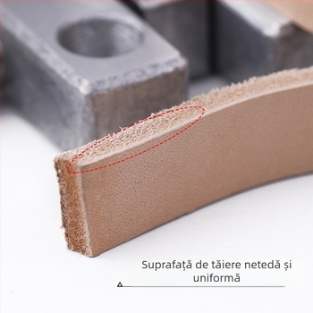 Tăietor pentru benzi din piele, din aliaj de aluminiu pentru aviație, model de birou pentru uz casnic, seria de tăiere a benzilor din piele