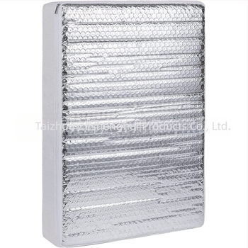 Husă de umbire pentru luminator RV - folie de aluminiu; montaj Card-in; greutate 200 g; potrivit pentru acoperiș; imprimare logo disponibil