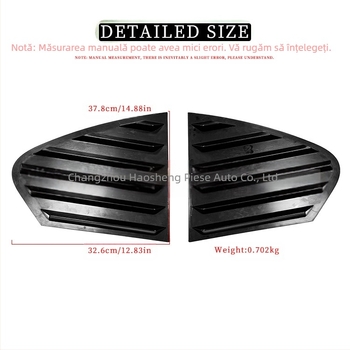 Jaluzele din spate pentru BMW Seria 5 F10 (2010-2016) – personalizabile, marca Haosheng