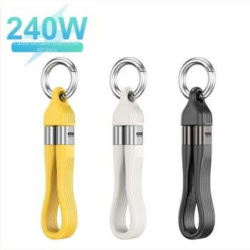 Cablu USB-C PD 240W, transfer de date 40Gbps, suport video 8K