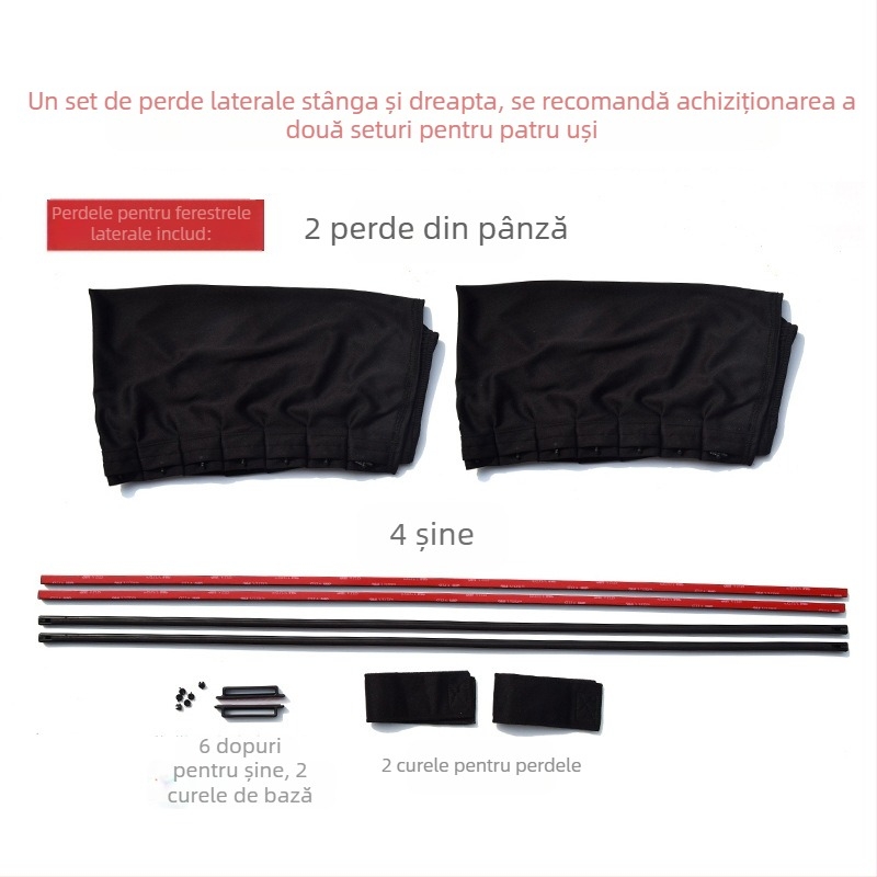 Shun Wei Țesut de umbri auto pentru ferestrele laterale, personalizare și imprimare logo, greutate 400 g