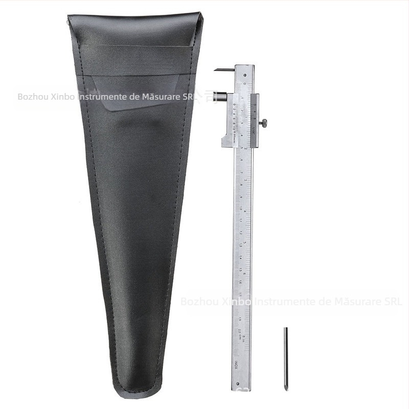 Caliper de trasare din oțel inoxidabil cu scară Vernier, măsurători metric și inch, modele 200/300/400/500