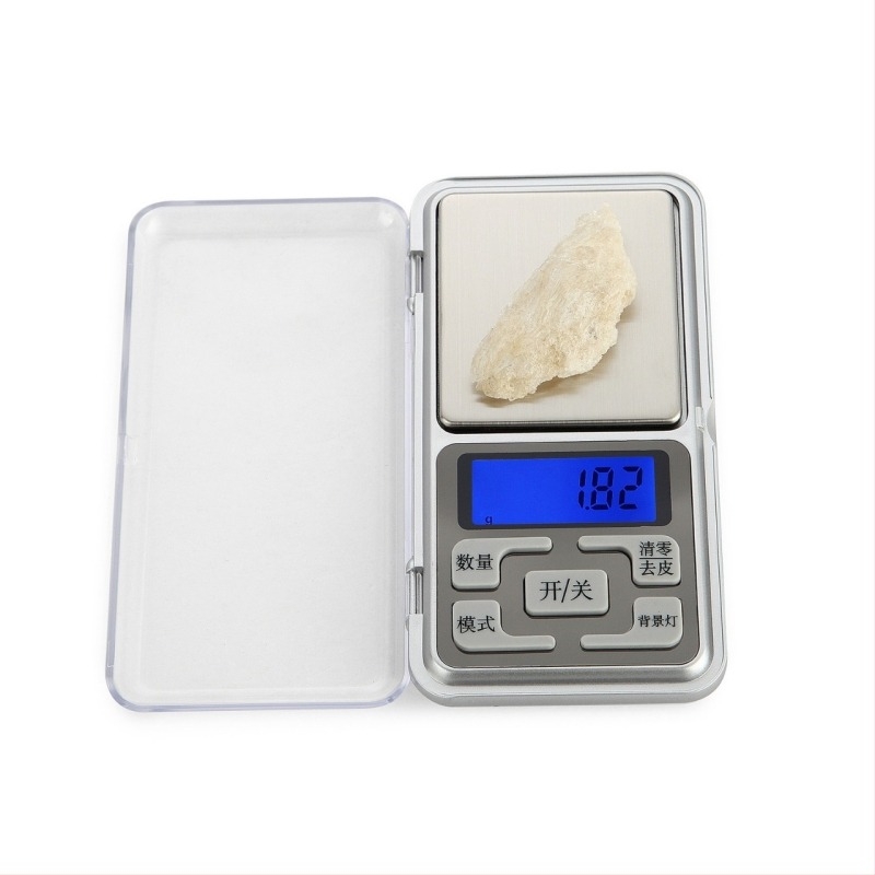 DH-668 cântar electronic pentru uz casnic, cântar compact și portabil, măsurare electronică, alimentare cu 2×AAA, multifuncțional, capacitate de măsurare până la 500 g