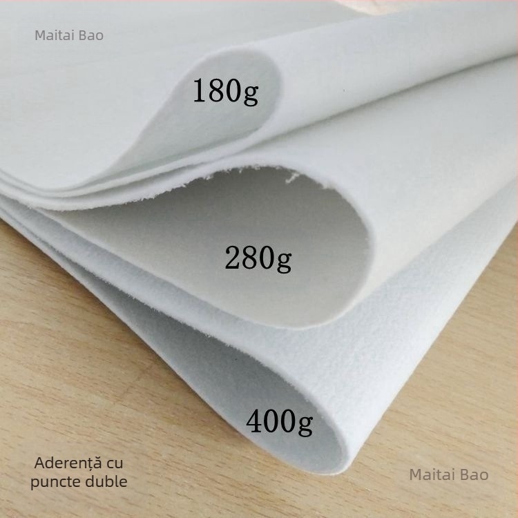 Umplutură de bumbac cu adeziv pe o singură față, pentru proiecte DIY, 200 g / 300 g / 400 g