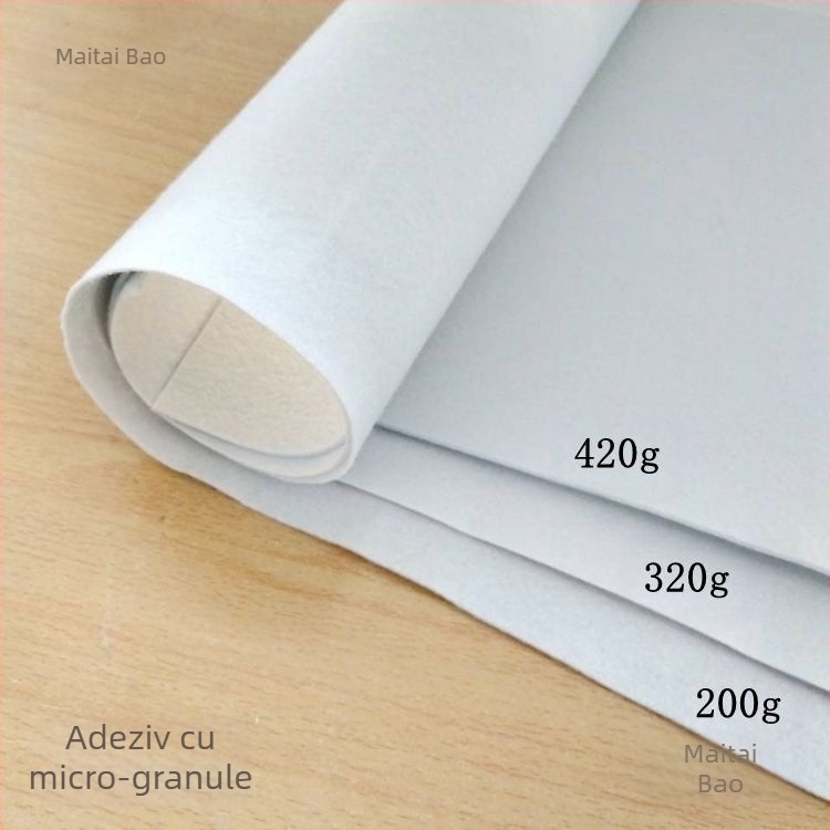 Umplutură de bumbac cu adeziv pe o singură față, pentru proiecte DIY, 200 g / 300 g / 400 g