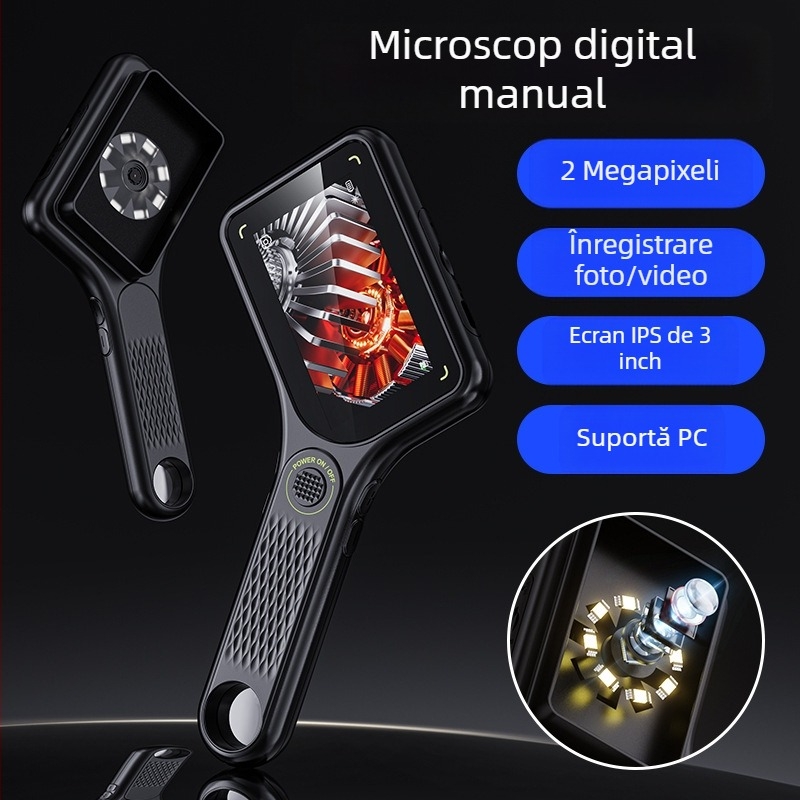 Microscop digital portabil cu mărire HD pentru reparații electronice