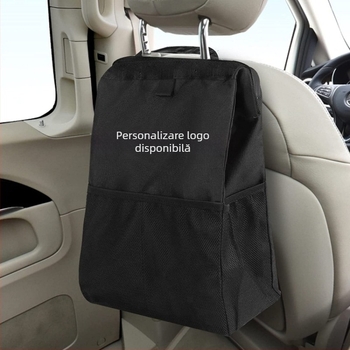 Geantă suspendată pentru gunoi auto, 20 L, din material Oxford, impermeabilă, geantă de depozitare pentru spatele scaunului