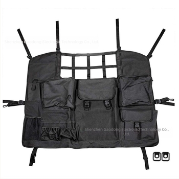 Plasă de depozitare pentru scaunul din spate Jeep Wrangler JK/JL (2007–2021) — 4 uși, personalizabil