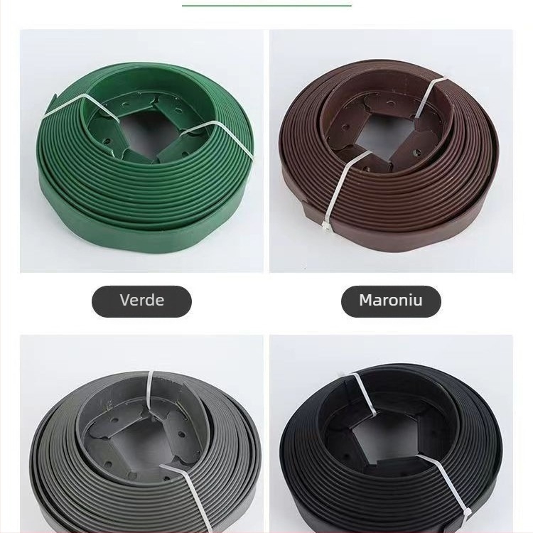 Bandă de izolare peisagistică, barieră pentru rădăcini, plastic reciclat, zonă tampon pentru grădină, marcă: Altele