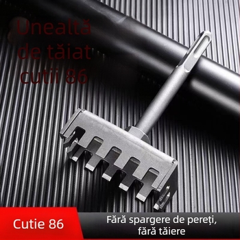 Instrument de perforare a gaurilor pătrate pentru cutii electrice — deschizător pentru canale și găuri în cutiile de cabluri, instrument cu mâner pătrat